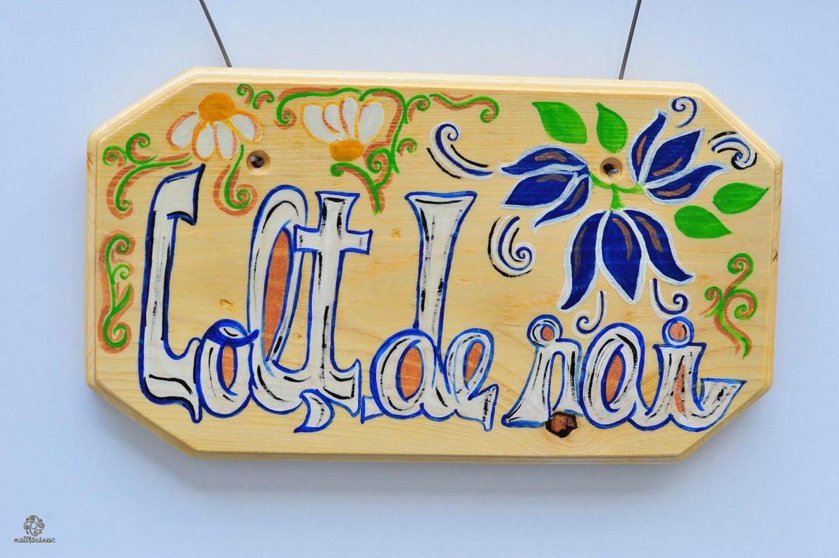 Semn pictat pt intrare