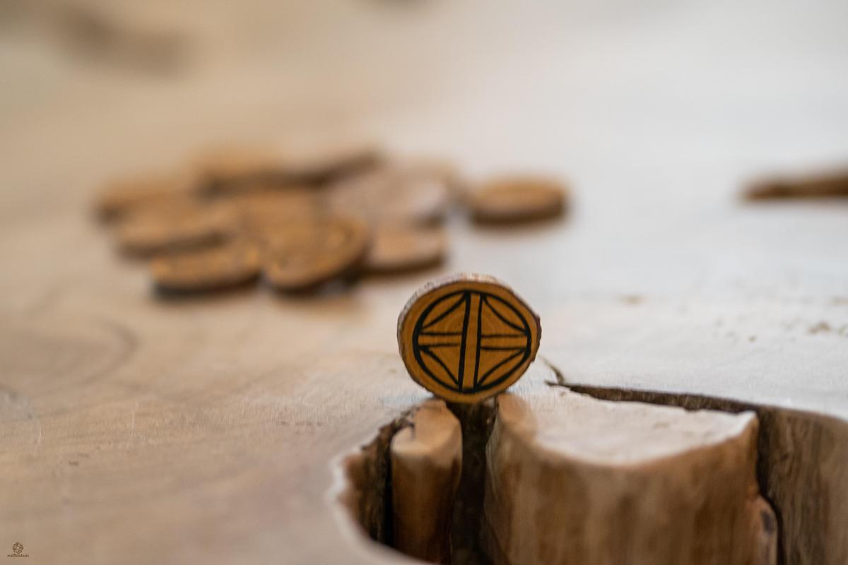 Broșă „Semn de avere”