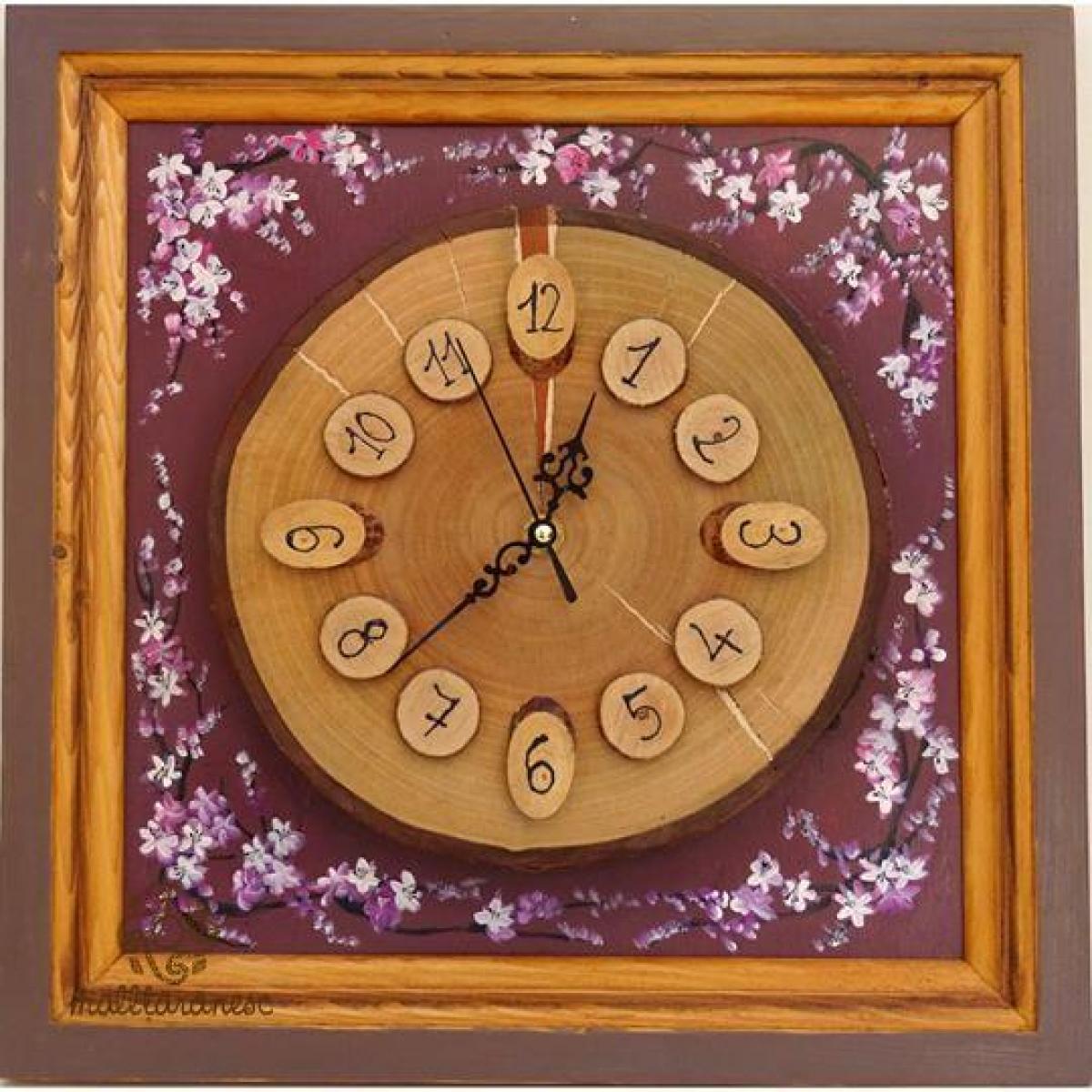 1.0.02 Ceas lemn de cires