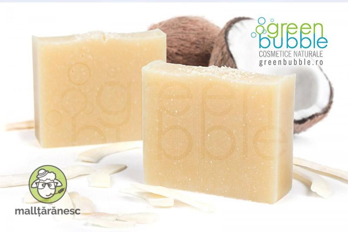 Sapun Natural Vegetal cu Cocos si Portocale - 80g